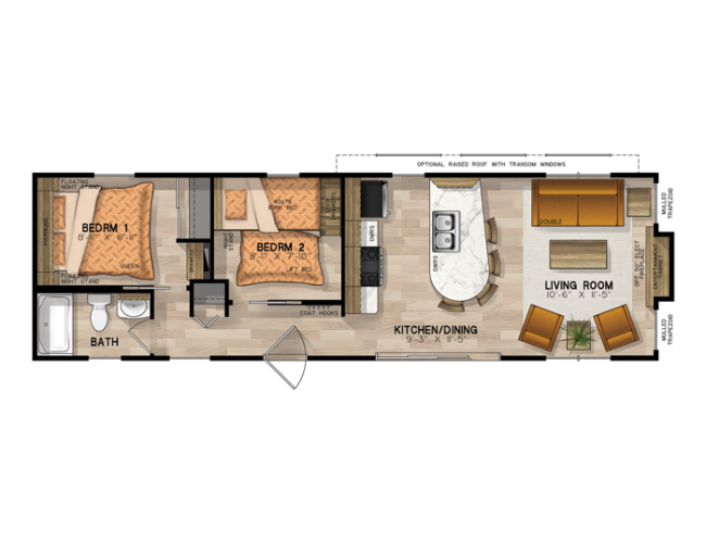 Escape Edward Floorplan