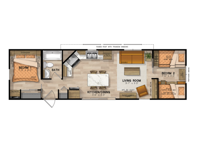 Escape Eaton Floorplan