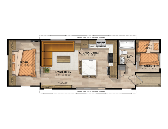 Escape Evergreen Floorplan