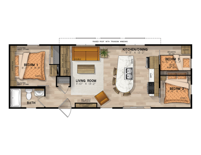 Escape Elder Floorplan