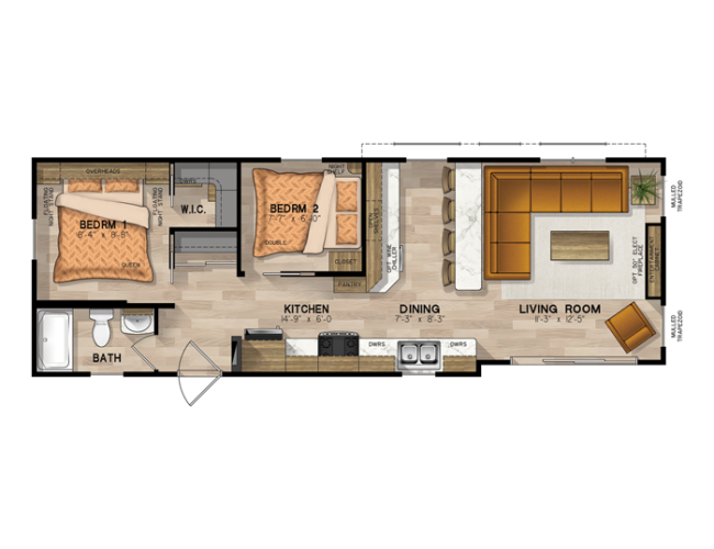 Escape Evans Floorplan
