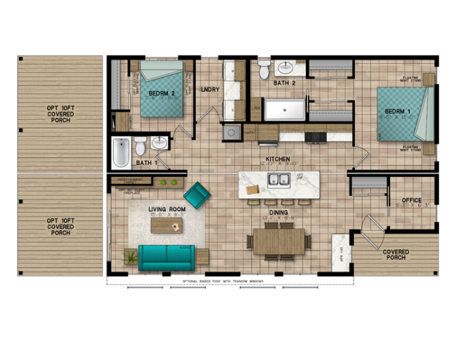 Escape All Season Addison Floorplan