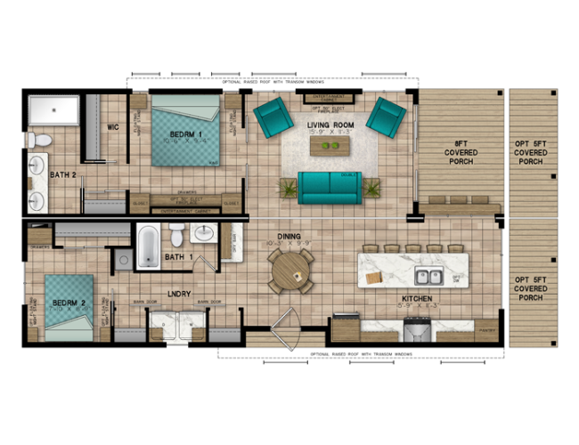 Escape All Season Amarillo Floorplan