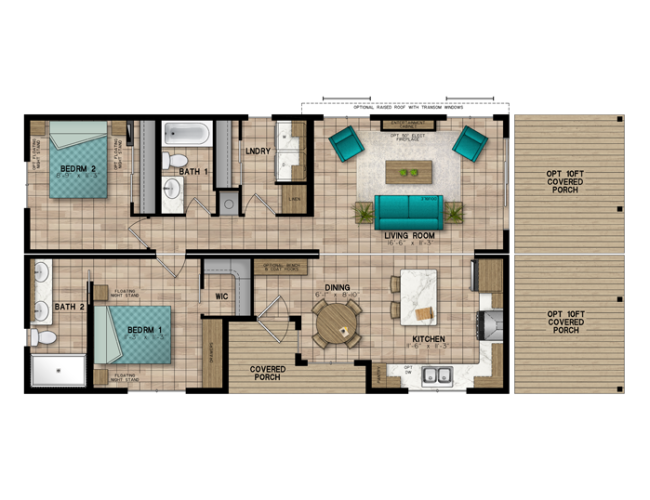 Escape All Season Antwerp Floorplan