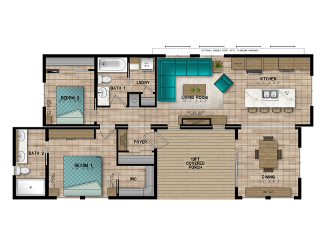 Escape All Season Arklow Floorplan