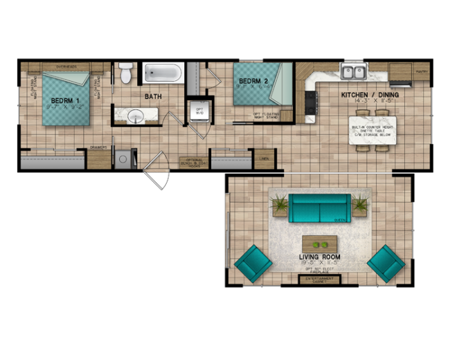 Escape All Season Arlington Floorplan