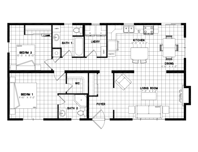 Traditional Caraquet Floorplan