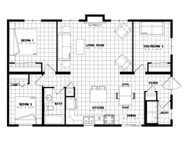 Traditional Chambly Floorplan