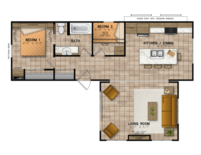 Escape Echo Floorplan