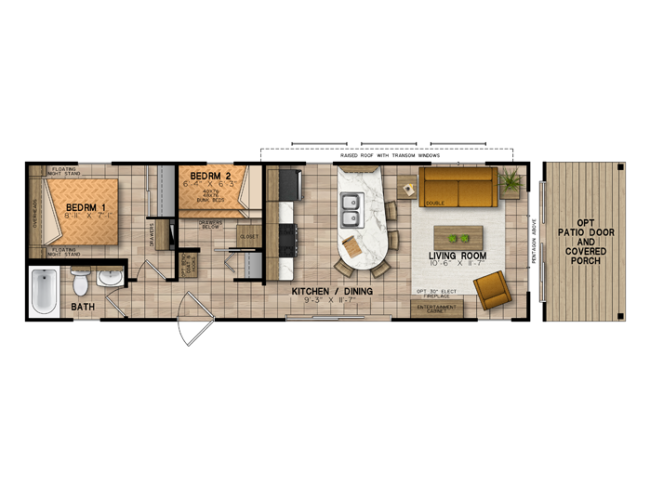 Escape Elkhart Floorplan