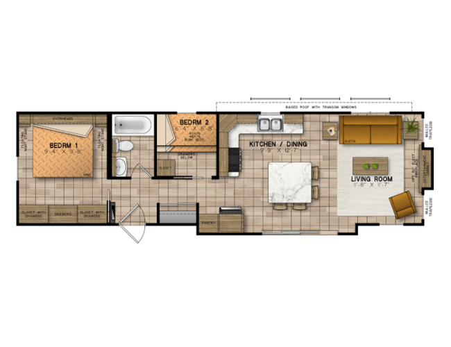 Escape Ezra Floorplan