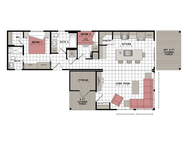 Luxe Lander Floorplan